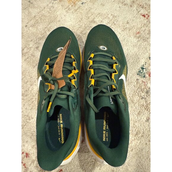 Size 12 - Men Nike Air Zoom Pegasus 41 Green Bay Packers Running Shoes - Picture 5 of 8